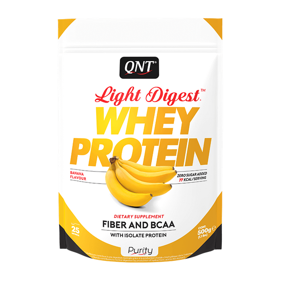 QNT Light Digest Whey Protein 500 g banana banana Supplements