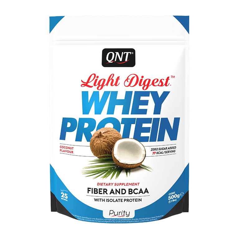QNT Light Digest Whey Protein 500 g coconut coconut Supplements