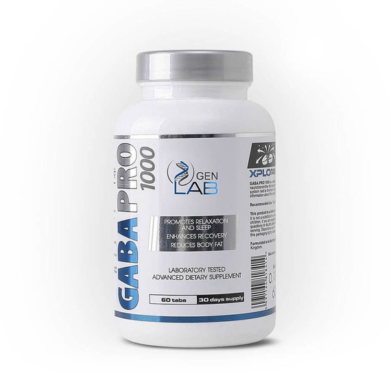 GenLab GABA PRO 1000 60 tabs. Supplements \ ZMA & Tribulus Lazy Superman