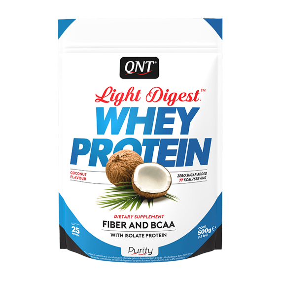 QNT - Light Digest Whey Protein - 500 g coconut