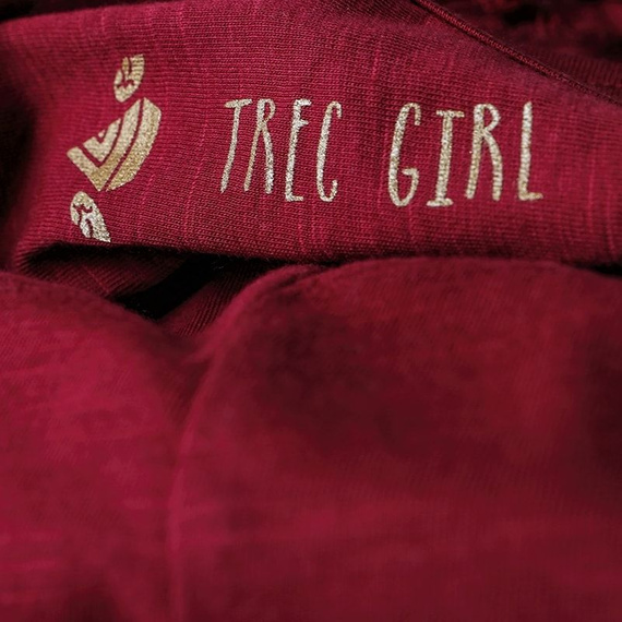 Trec - Koszulka TW STRINGER TRECGIRL 02 BERRY RED