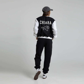 Chiara Wear - Bejsbolówka dwukolorowa haft CHIARA - czarno-biała