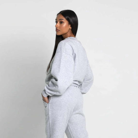 Chiara Wear - Women's Oversize Sweatshirt CIRCLE - grey