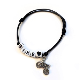 Fit Kolekcja - String Bracelet - BIKE 01 silver