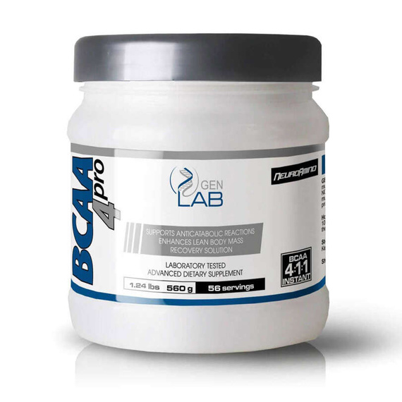 GenLab - BCAA 4 PRO - 560 g - Tropikalny