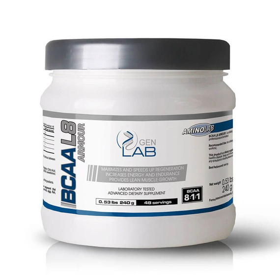 GenLab - BCAA L8 Armour Powder - 480 g Tropikalny