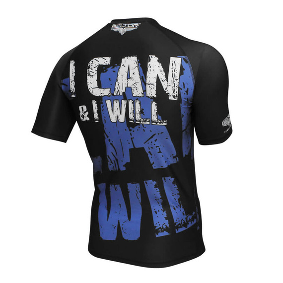 Beltor - Rashguard męski Short Sleeve I Can & I Will