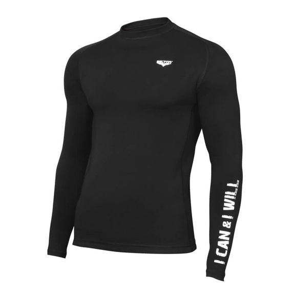 Beltor - Rashguard CompressionGear  Long Sleeve WORKOUT 01 black