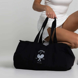 Chiara Wear - TENNIS zipped sports bag - black