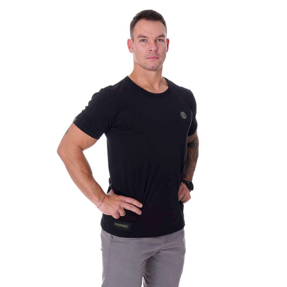 Poundout - Koszulka T-shirt męski BATTLE czarny