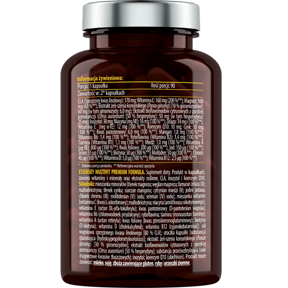 Essensey - Multivit Premium Formula - 90 caps.