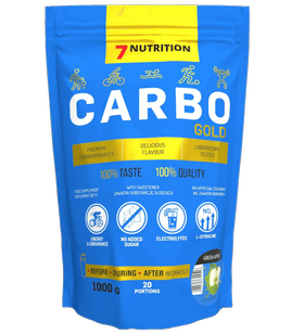 7Nutrition - Carbo Gold 1 kg - green apple