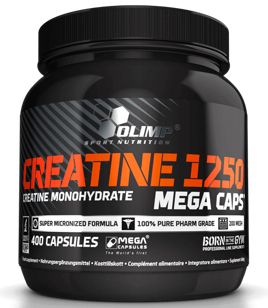 Olimp - Creatine 1250 Mega Caps 400 caps.