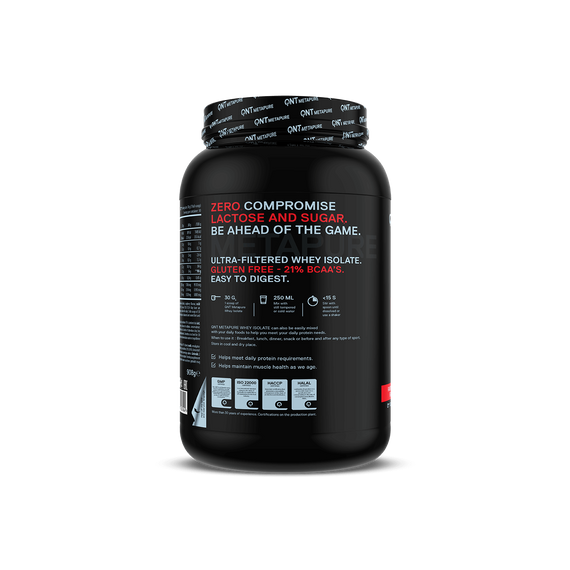 QNT - Metapure Zero Carb - 908 g raspberry