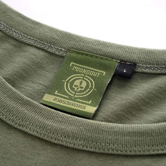 Poundout - Men's T-shirt BATTLE khaki