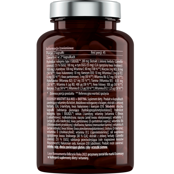 Essensey - Multivit dla Niej + Biotyna - 90 kaps.