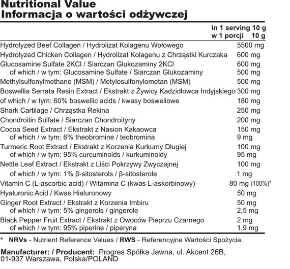 GenLab - Super Flex Therapy Plus - 600 g tropikalny