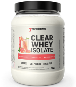 7Nutrition - Clear Whey Isolate 500 g - różowy grejpfrut