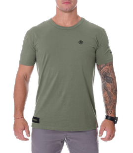 Poundout - Men's T-shirt BATTLE khaki