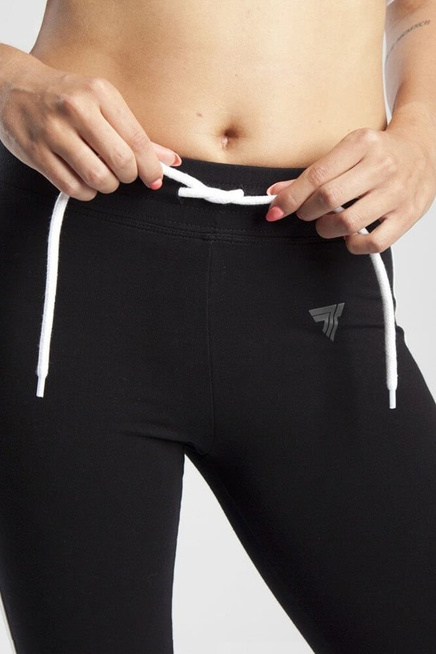 Trec - Leginsy damskie TW LEGGINGS TRECGIRL 024 COTTON BLACK