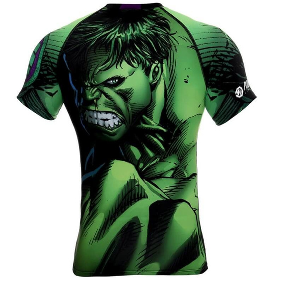 Poundout - Rashguard short Marvel Hulk