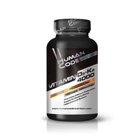 Human Code - Vitamin D3 4000 - 120 caps.