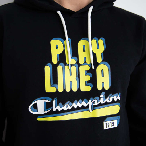 Champion - Bluza z kapturem Legacy czarna 002