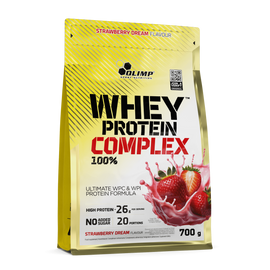 Olimp - Whey Protein Complex 100% - 700 g - truskawkowy