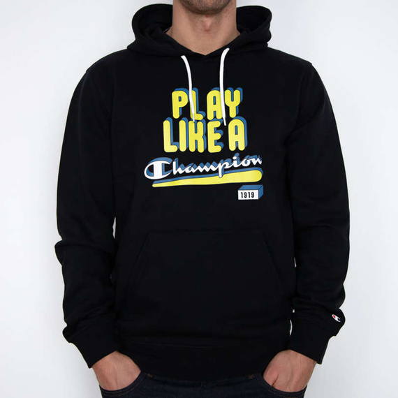 Champion - Bluza z kapturem Legacy czarna 002