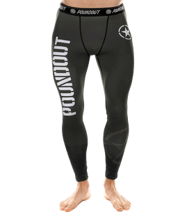 Poundout - Men's Pro Pants Leggings KHAKI