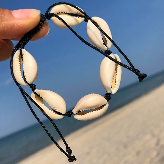 Fit Kolekcja - Shell Bracelet - black