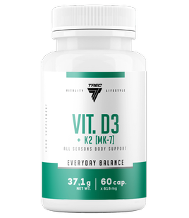 Trec - VIT. D3+K2 [MK-7] - 60 caps.