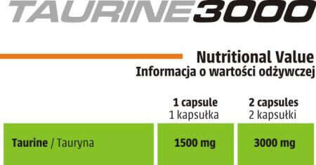 Human Code - Taurine 3000 - 84 veg. caps.
