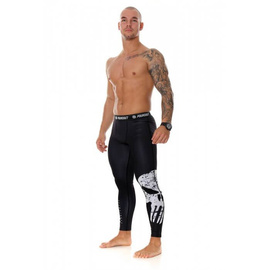 Poundout - Legginsy męskie HATE 2.0