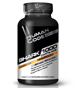 Human Code - Shark Cartilage 1000 - chrząstka rekina - 90 kaps.
