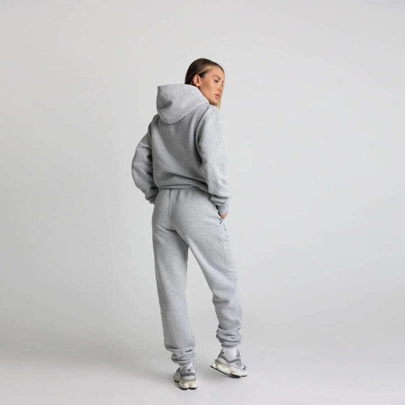 Chiara Wear - HOODIE CHIARA GREEN & gray - peach skin