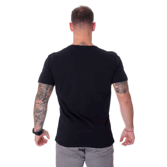 Poundout - Koszulka T-shirt męski BATTLE czarny