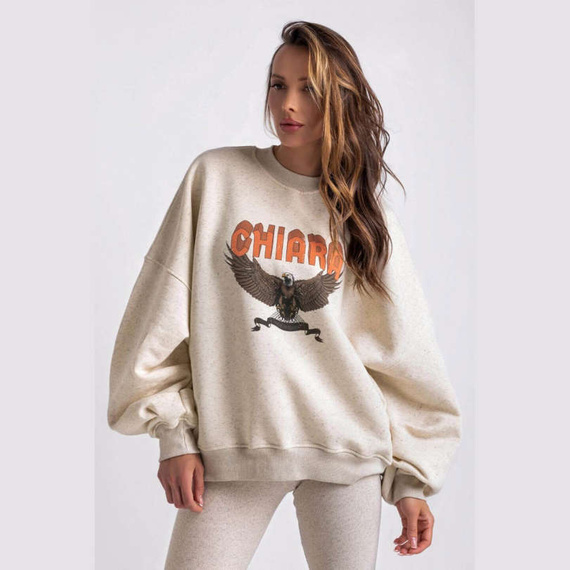 Chiara Wear - Bluza damska KONOPIA EAGLE oversize