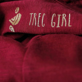 Trec - Koszulka TW STRINGER TRECGIRL 02 BERRY RED