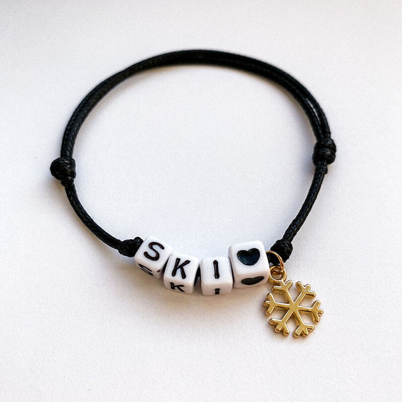 Fit Kolekcja - String Bracelet - SKI 02 gold