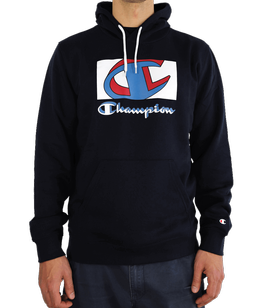 Champion - Bluza z kapturem Legacy granatowa 001