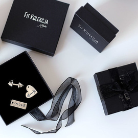 Fit Kolekcja - Oxidised Sterling Silver I'LL BE A GOOD GIRL TOMORROW Charm