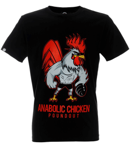 Poundout - T-shirt ANABOLIC CHICKEN