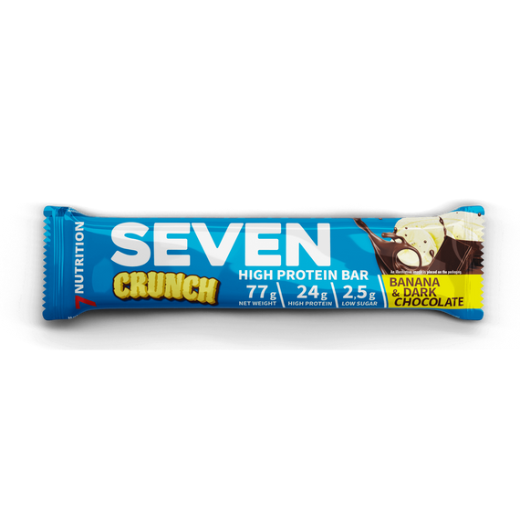 7Nutrition - Seven Protein Bar 77 g - banan i ciemna czekolada