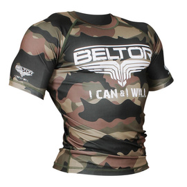 Beltor - Rashguard męski Short Sleeve Army
