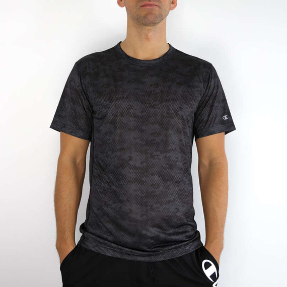 Champion - Koszulka treningowa Legacy Camo szara 001