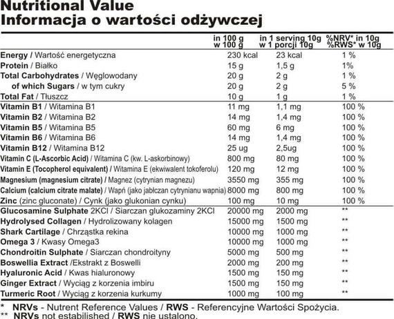 GenLab - Super Flex Therapy - 300 g tropikalny