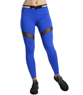Trec - Women's TW LEGGINGS TRECGIRL 029 DUAL MESH COBALT