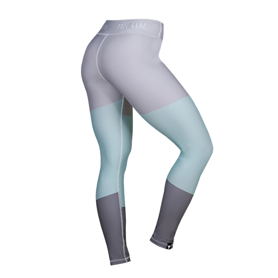 Trec - Leginsy damskie TW LEGGINGS TRECGIRL 020 SPRING MINT