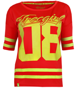 Trec - Women's T-shirt OVERSIZE TRECGIRL 003 ORANGE